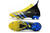 Chuteira Adidas Predator Freak+ FG Campo - Amarela, Azul e Preta "Wolverine" - Tiger Sports | A Loja dos Torcedores e Amantes do Futebol!