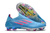 Chuteira Adidas X Speedflow+ FG Campo - Azul e Rosa