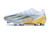 Chuteira Adidas X Crazyfast Messi.1 FG Campo - Branca, Dourada e Azul - loja online