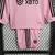 Kit Infantil Inter Miami I 22/23 Manga Longa Adidas - Rosa - loja online