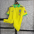 Camisa Brasil Polo Viagem 2022/23 Torcedor Nike - Amarela