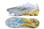 Chuteira Adidas X Crazyfast Messi.1 FG Campo - Branca, Dourada e Azul - Tiger Sports | A Loja dos Torcedores e Amantes do Futebol!