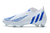 Chuteira Adidas Predator Edge+ FG Campo - Branca e Azul - loja online