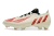 Chuteira Adidas Predator Edge.1 Low FG Campo - Off-White e Vermelho - Tiger Sports | A Loja dos Torcedores e Amantes do Futebol!