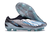 Chuteira Adidas X Crazyfast Messi+ FG Campo - Prata, Azul e Preta