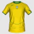 Camisa Brasil I 2004/05 Retrô Nike - Amarela