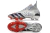 Chuteira Adidas Predator Freak+ FG Campo - Prata e Vermelha - Tiger Sports | A Loja dos Torcedores e Amantes do Futebol!