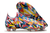 Chuteira Adidas Predator Edge.1 Low FG Campo - Azul e Amarelo