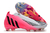 Chuteira Adidas Predator Edge+ FG Campo - Branca e Rosa