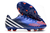 Chuteira Adidas Predator Edge Lethal Zones.1 FG Campo - Azul e Laranja