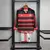 Kit Infantil Flamengo I 24/25 Manga Longa Adidas - Vermelho e Preto