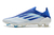 Chuteira Adidas X Speedflow+ FG Campo - Branca e Azul - Tiger Sports | A Loja dos Torcedores e Amantes do Futebol!