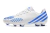 Chuteira Adidas Predator Edge Lethal Zones.1 FG Campo - Branca e Azul - Tiger Sports | A Loja dos Torcedores e Amantes do Futebol!
