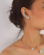 Brinco Ear Cuff Rosas
