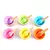 Potes coloridos para sorvetes com 12 peças (6 potes e 6 colheres) na internet