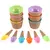 Potes coloridos para sorvetes com 12 peças (6 potes e 6 colheres) - AdoroTudoIsto-Loja Oficial