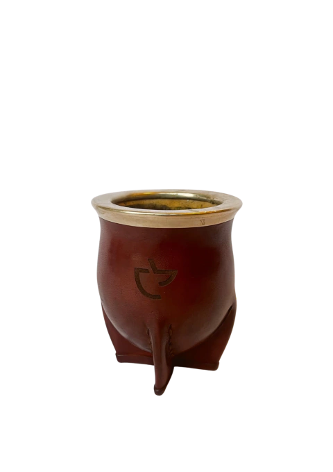 Mate camionero con virola de alpaca - comprar online