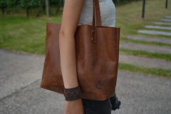 Cartera de cuero Basic