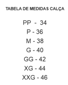 Calça com Friso na internet