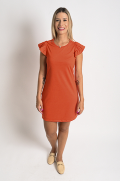 Vestido Cavado Babado