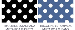 Dólmã Jeans manga 3/4 com Poá - comprar online