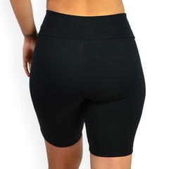 Bermuda de Poliamida Fitness Suplex Feminina Cintura Alta - comprar online