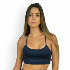 Top Sem Bojo Com Forro Fitness Feminino Alça Fina - Lavicta Fitness