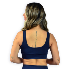 Top Fitness Feminino De Alta Sustentação Com Bojo Removível E Cós Anatômico - Lavicta Fitness