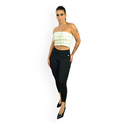 Calça Legging Fusô Slim com Pezinho Feminina - Lavicta Fitness