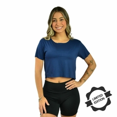 Blusa Cropped Viscolycra Fitness Feminina Edição Limitada na internet