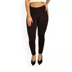 Calça Montaria Poliamida Treviso Feminina Cintura Alta Com Bolsos Traseiros
