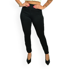 Calça Montaria Feminina Cintura Alta Com Bolsos
