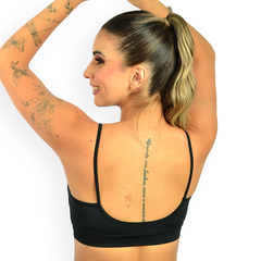 Top Fitness Feminino Alça Fina Com Bojo Removível - comprar online