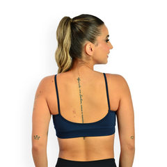 Top Fitness Feminino Alça Fina Com Bojo Removível - Lavicta Fitness