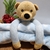 Cobertor e Bichinho de Pelúcia Teddy Bear Azul -