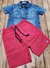 Conjunto Bermuda Sarja com Regata e Camisa Jeans - Look Festa - Ser Garoto - comprar online