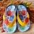 Chinelo Baby Acqua Print Formas Geométricas - Azul/Amarelo - Klin