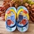 Chinelo Baby Acqua Print Formas Geométricas - Azul/Amarelo - Klin - comprar online