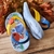 Imagem do Chinelo Baby Acqua Print Formas Geométricas - Azul/Amarelo - Klin