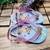 Chinelo Baby Onça Azul / Rosa - Pimpolho - comprar online