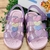 Sandália Infantil Corações - Lilás Glitter - Keto Baby na internet