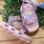 Sandália Infantil Corações - Lilás Glitter - Keto Baby - loja online