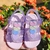 Sandália Infantil Corações - Lilás Glitter - Keto Baby