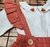 Conjunto Salopete e Blusa Linho Natural - Look Festa - Tam 2 - Amorane Store | Moda Infantil