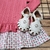 Vestido Rosê Gold Manga Longa de Tricô e Molecoton - Anjos Baby - Amorane Store | Moda Infantil