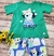 Conjunto Blusa em Meia Malha e Legging em Cotton - Verde - Up Baby - comprar online
