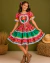 Vestido Junino com Desenho Viola - Tam 2 - comprar online