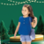 Conjunto Laise e Cotton Azul Royal - Kamylus
