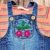 Conjunto Jardineira Jeans com Blusinha - Ser Garota na internet