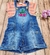 Conjunto Jardineira Jeans com Blusinha - Ser Garota - comprar online